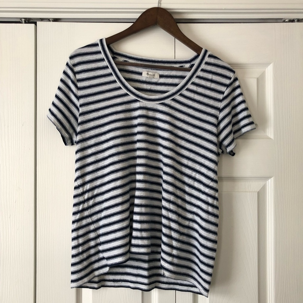 Madewell Linen Blend Tee XL
